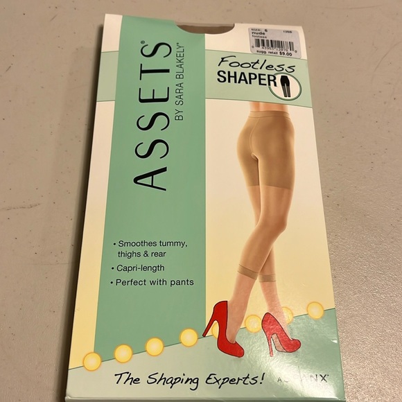 Footless shaper. Assets by Sara Blakey. A Spanx brand  nude 6 - Picture 1 of 4